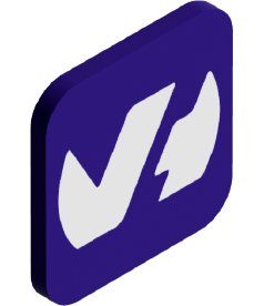 logo ovh isometric